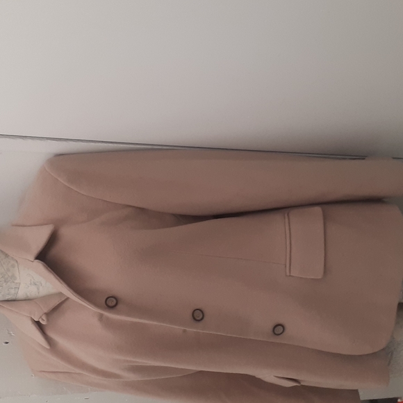 Vintage Harve Bernard by B Holtzman coat Camel Tan Wool Blazer Medium - Picture 3 of 7